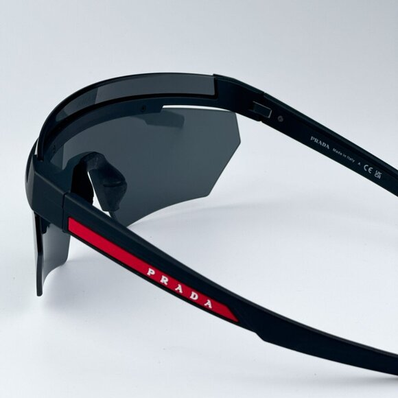 Prada Linea Rossa PS01YS 1BO06F BRAND NEW Sunglasses Matte Black Grey Unisex - Picture 10 of 12